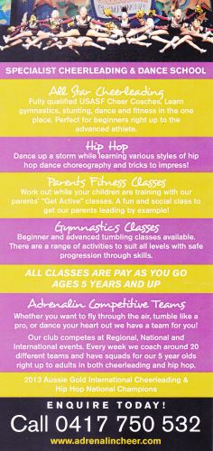 Adrenalin Cheer & Dance - Education Perth 10