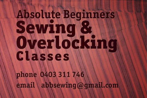 Absolute Beginners Sewing And Overlocking Classes - Education Perth 0