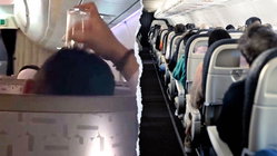 Passenger's bizarre use of drinking glass on flight leaves travelers horrified Education Perth